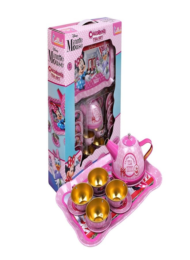 Kriiddaank Disney Minnie Children's Tea Set - Junior Pretend & Play Tea Party Set with Cups, Saucers, Tray & Coasters - Image 4